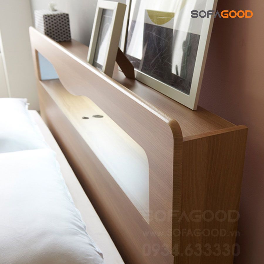 Giường ngủ gỗ công nghiệp S114