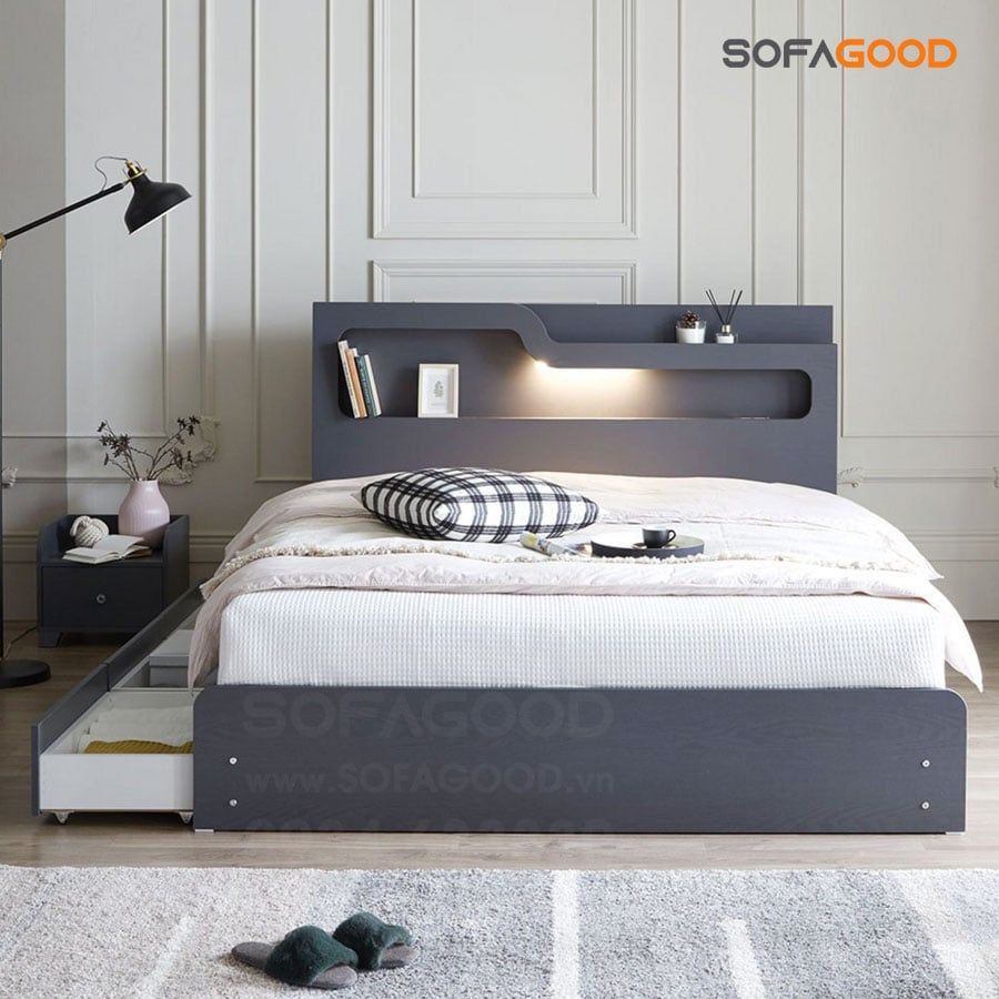 Giường ngủ gỗ công nghiệp S101