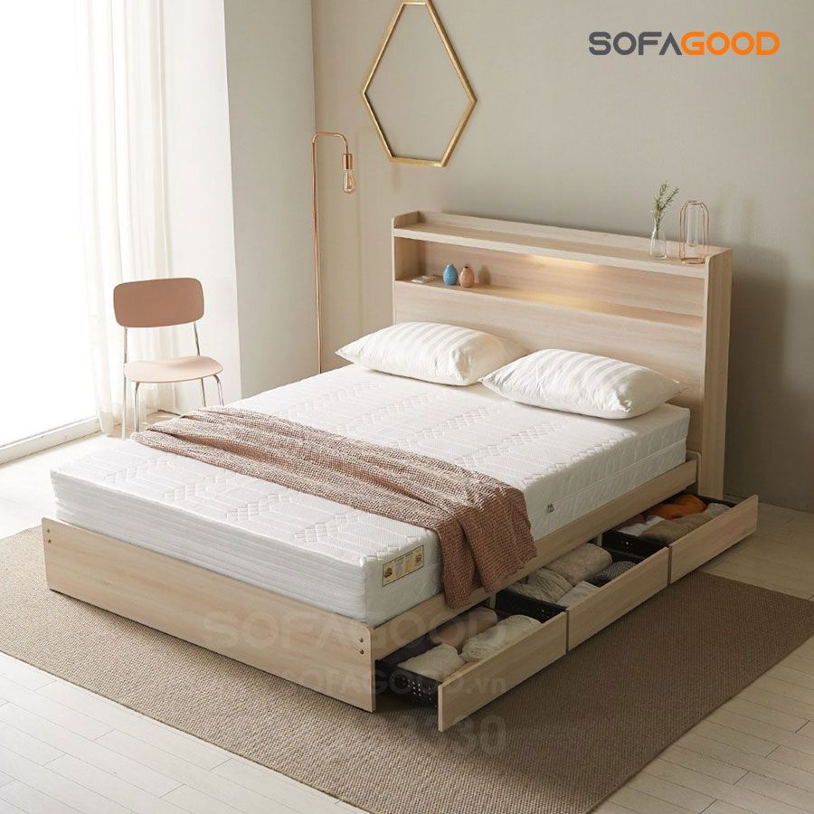 Giường ngủ gỗ công nghiệp S116