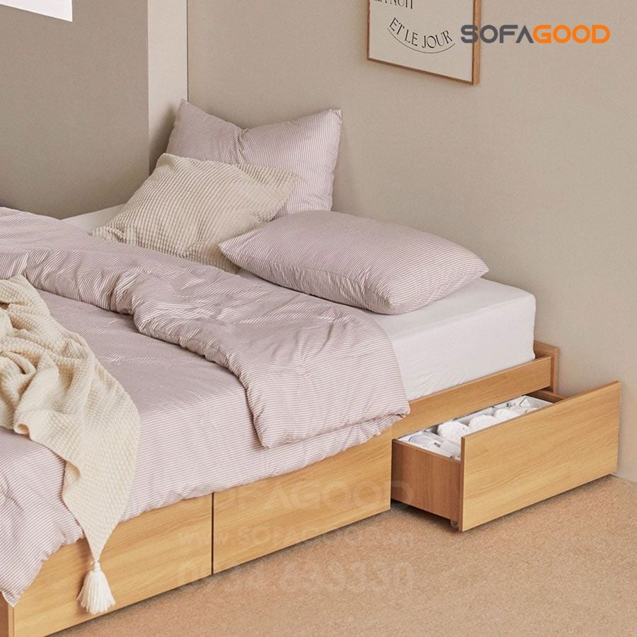 Giường ngủ gỗ công nghiệp S119