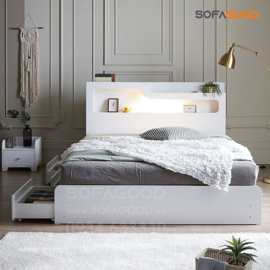 Giường ngủ gỗ công nghiệp S101