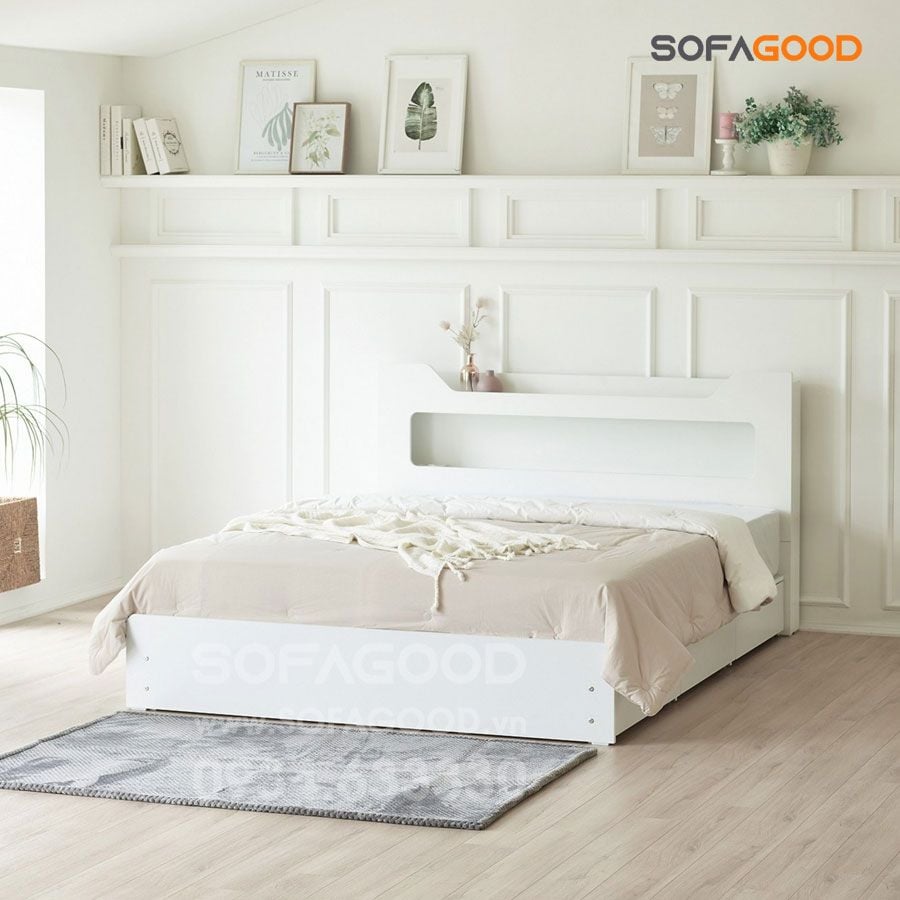 Giường ngủ gỗ công nghiệp S108