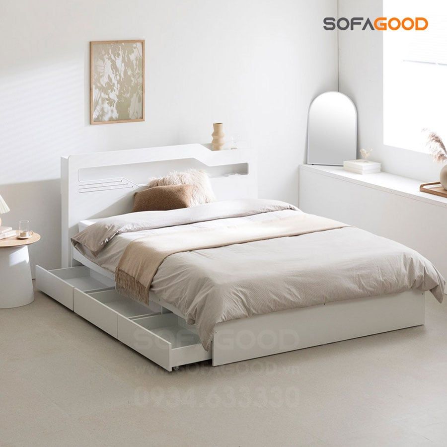 Giường ngủ gỗ công nghiệp S109