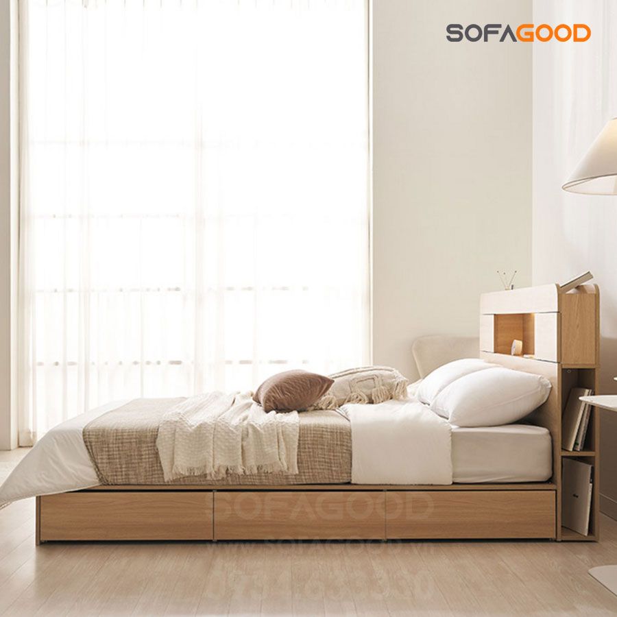 Giường ngủ gỗ công nghiệp S117