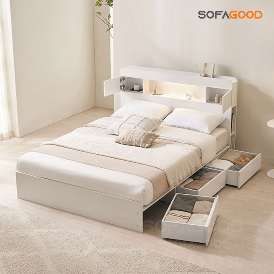 Giường ngủ gỗ công nghiệp S117