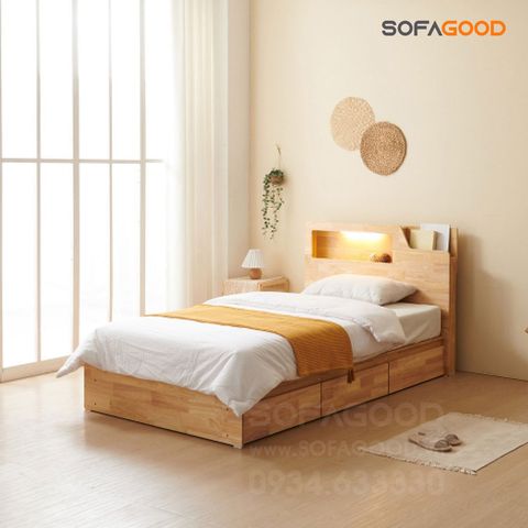  Giường ngủ gỗ tự nhiên S136 