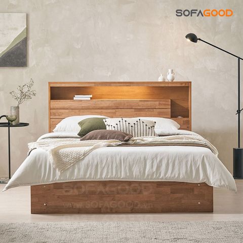  Giường ngủ gỗ tự nhiên S143 