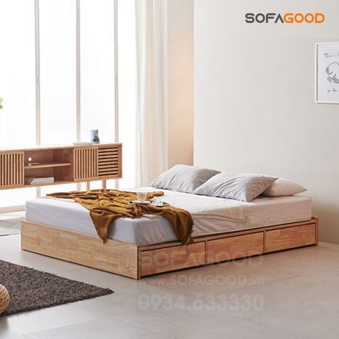  Giường ngủ gỗ tự nhiên S131 