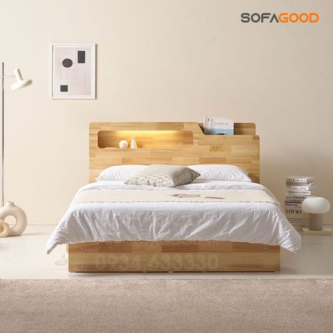  Giường ngủ gỗ tự nhiên S126 