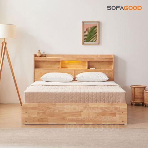  Giường ngủ gỗ tự nhiên S135 