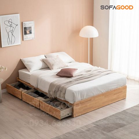  Giường ngủ gỗ tự nhiên S139 