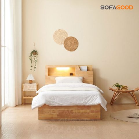  Giường ngủ gỗ tự nhiên S136 