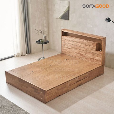  Giường ngủ gỗ tự nhiên S143 