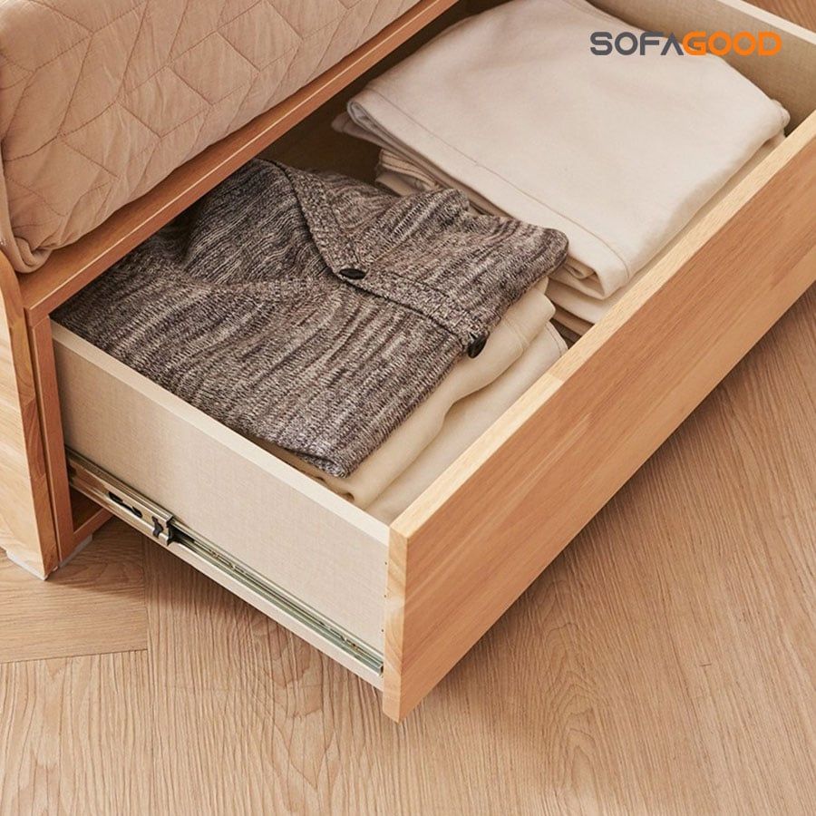 Giường ngủ gỗ tự nhiên S138