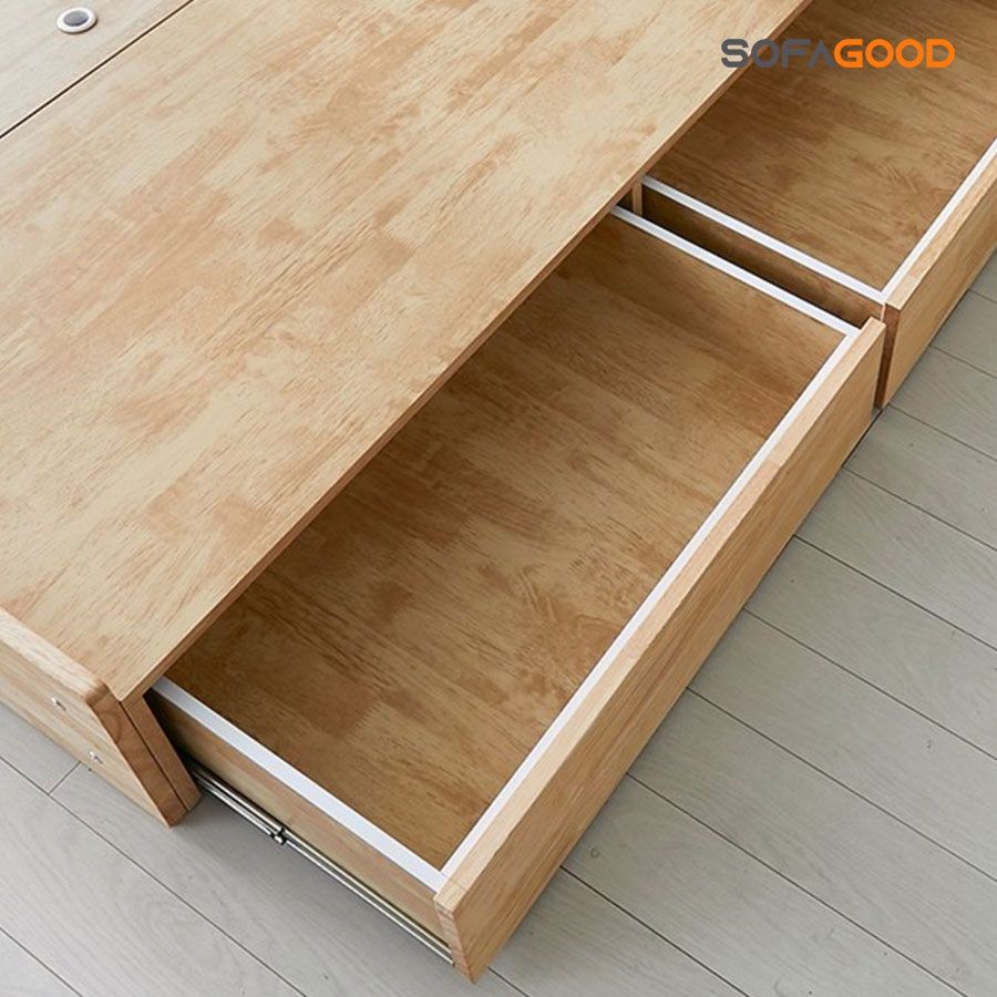 Giường ngủ gỗ tự nhiên S131