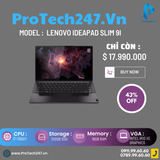  Lenovo Ideapad Slim 9i 14ITL5 | Intel Core i7-1195G7 16GB/512GB/14 inch 4K IPS 500nits (USED) 
