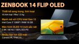  Asus Zenbook 14 Flip OLED UP3404VA-KN039W I7-1360P/16GB/512GB/Touch/Pen/Cáp/Túi/Win11 