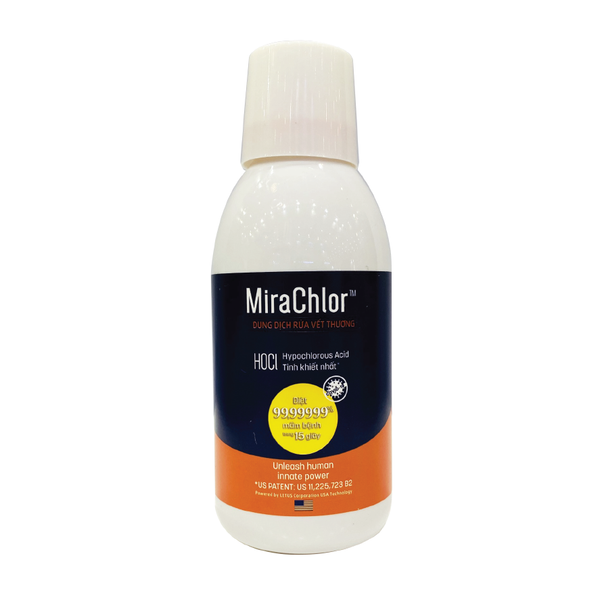  MiraChlor | Dung dịch rửa vết thương 250ml 