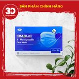  KHẨU TRANG Y TẾ 4 LỚP KHÁNG KHUẨN, KIM ĐỨC, HỘP 50 CÁI 