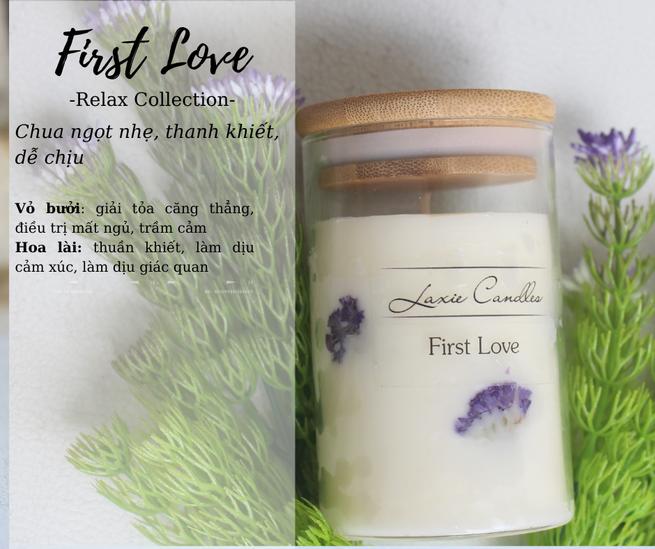  Nến thơm thiên nhiên - First Love (Relax Collection) 