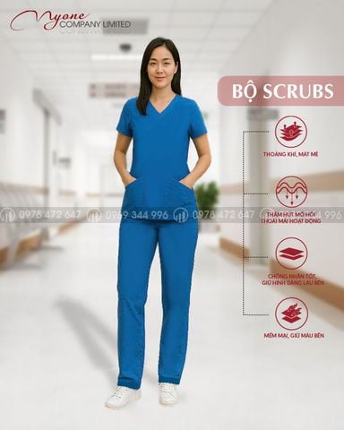 Bộ Scrubs Kỹ thuật viên Y tế Nữ