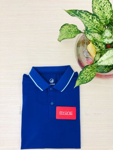 Áo Thun Polo Xanh Bích