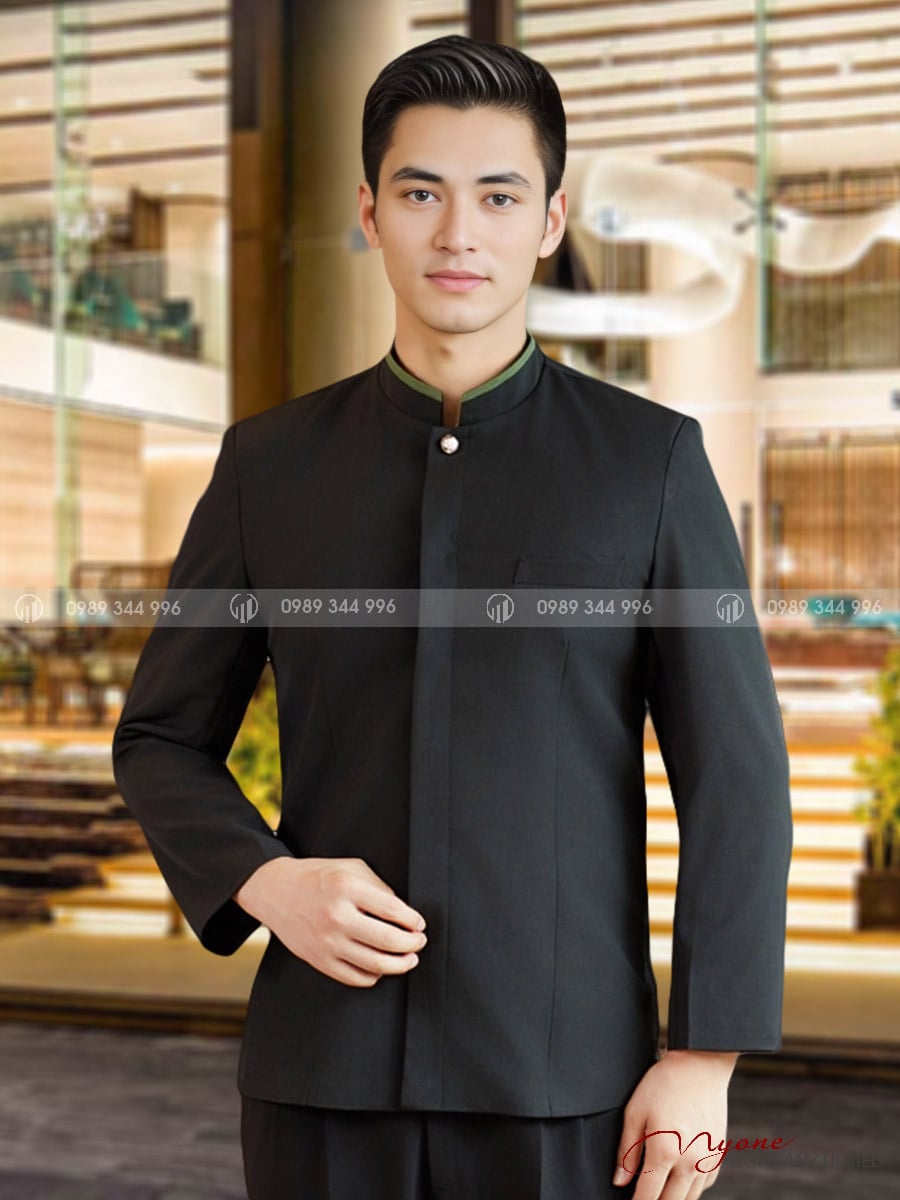 Áo Bellman Khách sạn màu đen