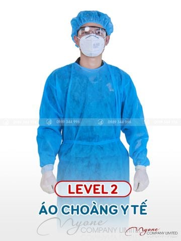 Áo Choàng Bảo Hộ Y Tế Myone Level 2 Gown