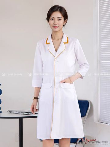 Áo Y Tá Nữ Tay Lỡ