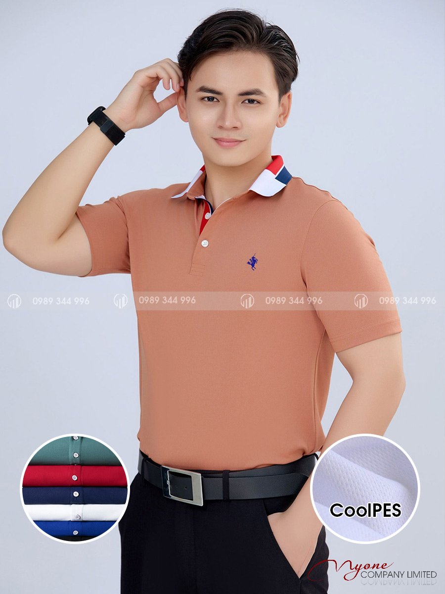 Áo Polo Coolpes màu Cafe