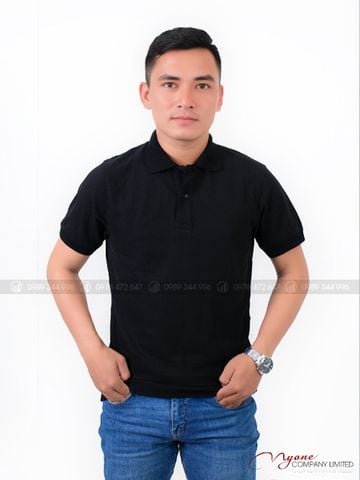Áo Thun Polo Nam trơn 100% cotton