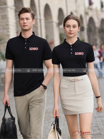 Đồng Phục Áo Polo Màu Đen