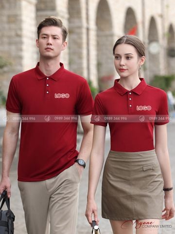 Đồng Phục Áo Polo Màu Vang Đỏ