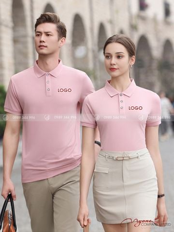 Đồng Phục Áo Polo Màu Hồng