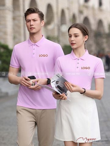 Đồng Phục Áo Polo Màu Hồng Tím