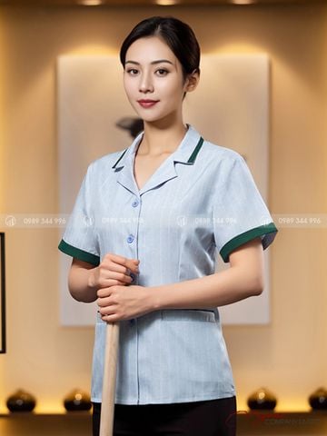 Đồng Phục Áo Tạp Vụ