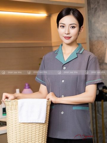 Đồng Phục Áo Tạp Vụ