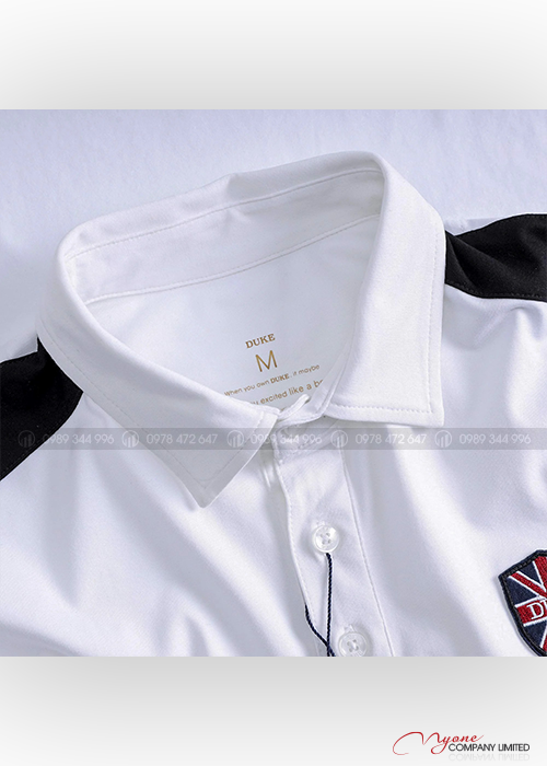 Chi tiết cổ áo polo Myone