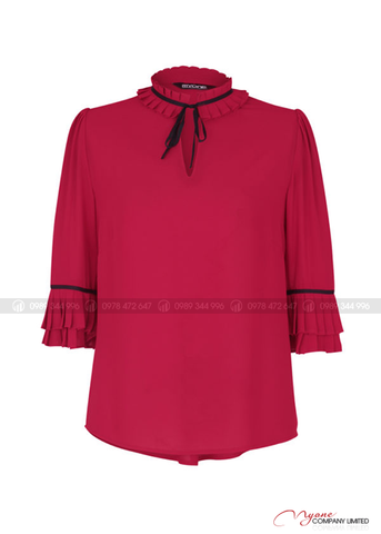 Áo Blouse Xếp Ly Kiểu
