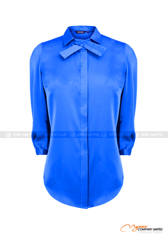 Áo Sơ Mi Thắt Kiểu Ở Cổ