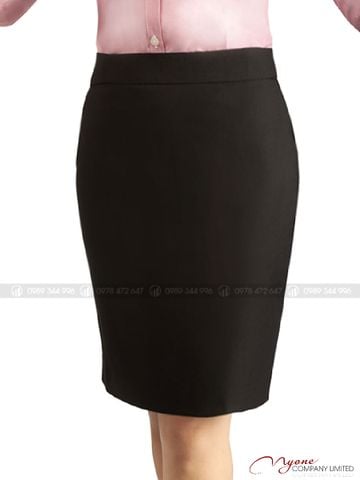 Chân Váy Công Sở Myone Màu Đen