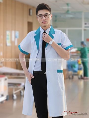 Áo Dược Sĩ Nam Ngắn Tay