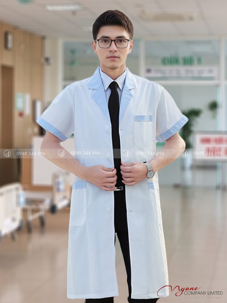 Áo Dược Sĩ Nam Ngắn Tay