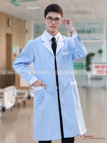 Áo Dược Sĩ Nam Dài Tay