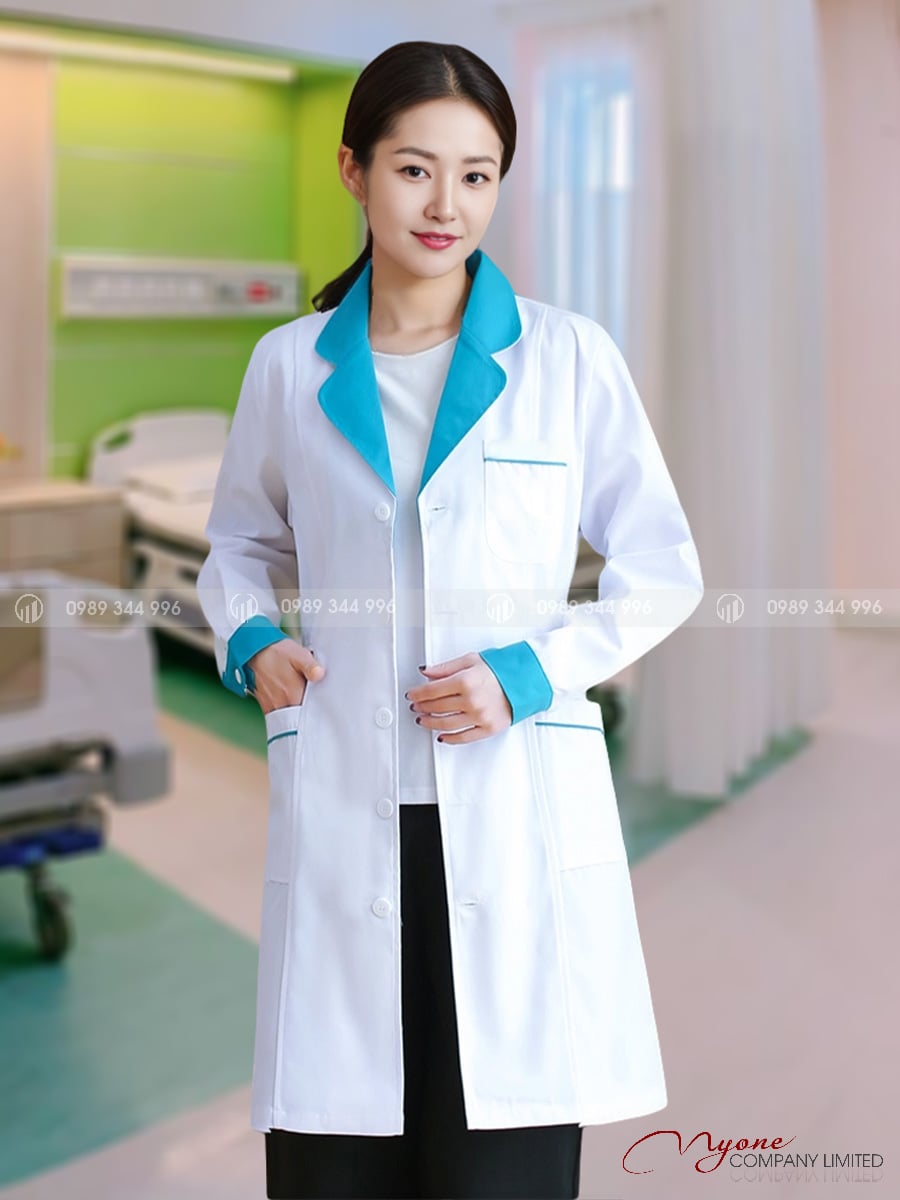 Áo Dược Sĩ Nữ Dài Tay