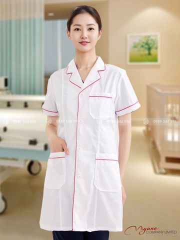 Áo Dược Sĩ Nữ Ngắn Tay