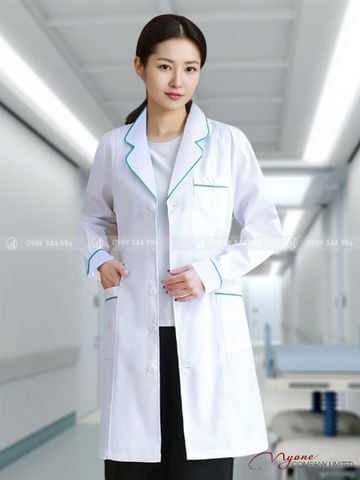 Áo Dược Sĩ Nữ Dài Tay