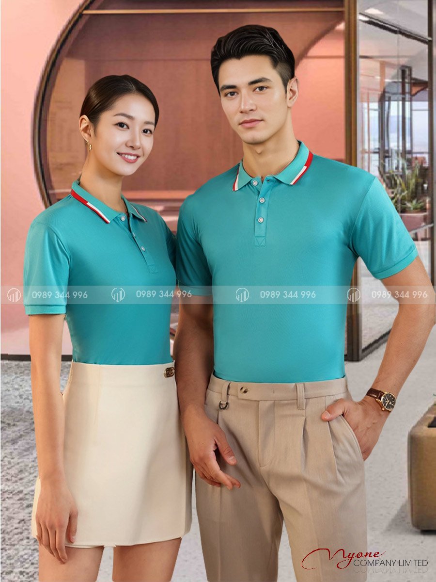 Đồng Phục Áo Polo Phối Cổ