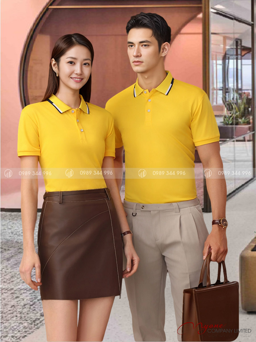 Đồng Phục Áo Polo Phối Cổ