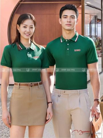 Đồng Phục Áo Polo Phối Cổ
